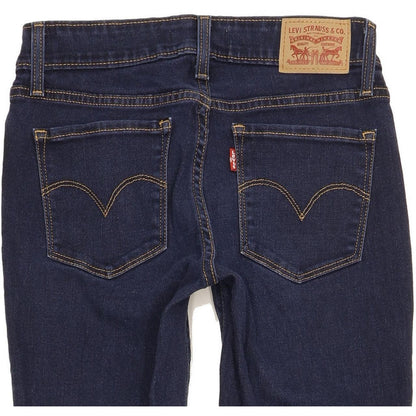 Levi's 711 Women Blue Skinny Slim Stretch Jeans W27 L31