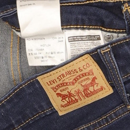Levi's 711 Women Blue Skinny Slim Stretch Jeans W27 L31