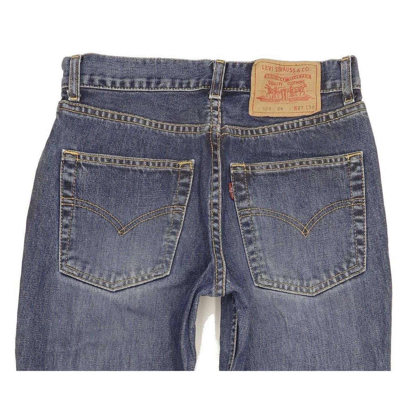 Levi's 525 Women Blue Bootcut Slim Jeans W27 L31