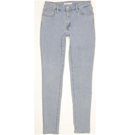 Levi's 721 Women Blue Skinny Slim Stretch Jeans W29 L32