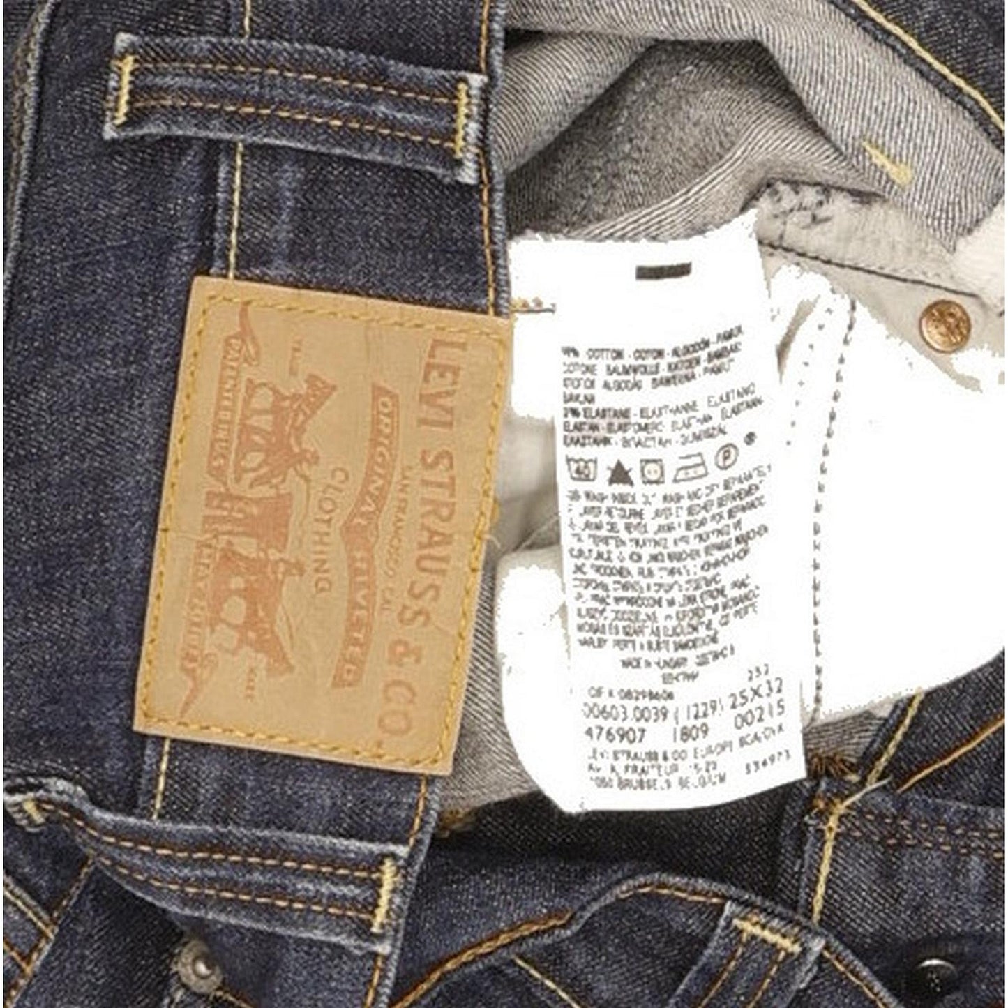 Levi's 603 Women Blue Skinny Slim Stretch Jeans W25 L31