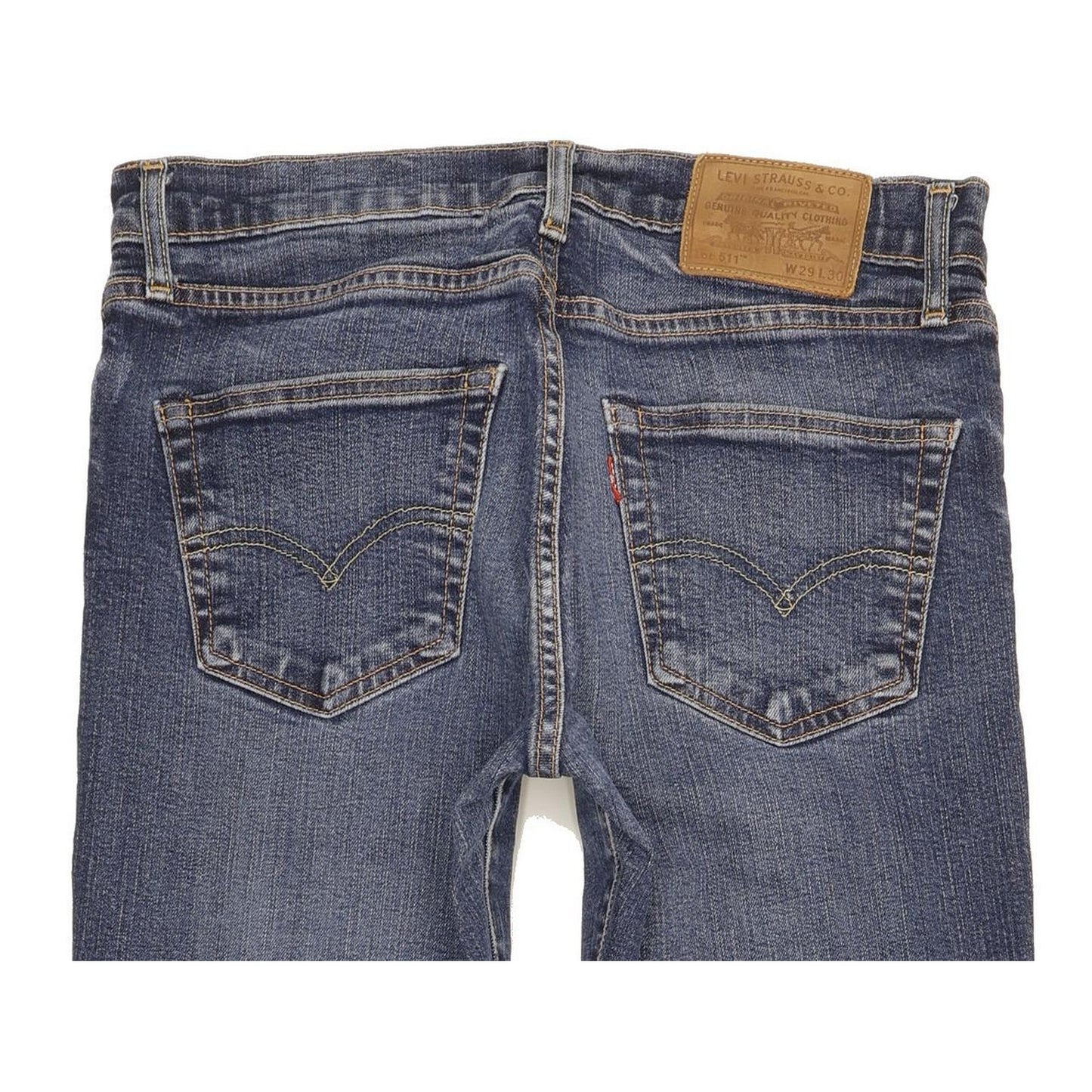 Levi's 511 Men Blue Straight Slim Stretch Jeans W29 L29
