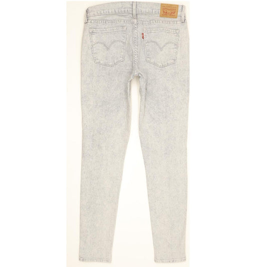 Levi's 710 Super Women Blue Skinny Slim Stretch Jeans W28 L28