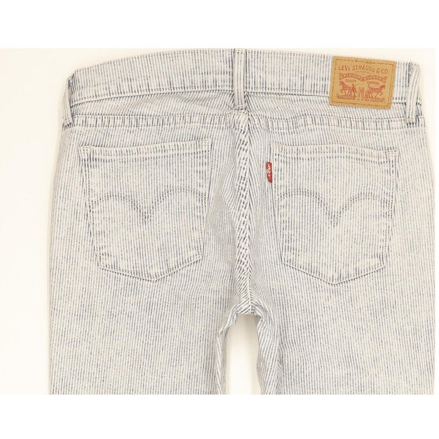 Levi's 710 Super Women Blue Skinny Slim Stretch Jeans W28 L28