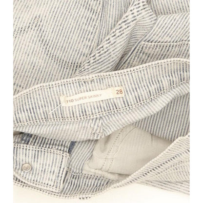 Levi's 710 Super Women Blue Skinny Slim Stretch Jeans W28 L28