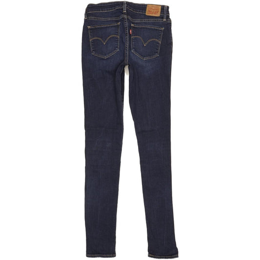 Levi's 711 Women Navy Skinny Slim Stretch Jeans W28 L32