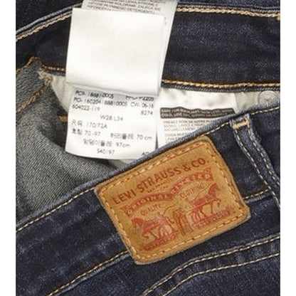 Levi's 711 Women Navy Skinny Slim Stretch Jeans W28 L32