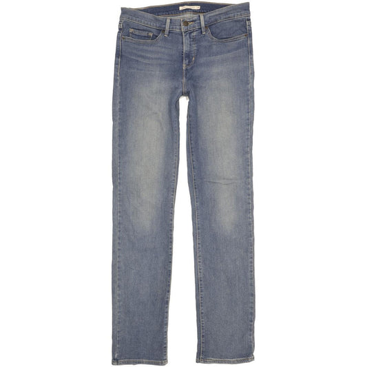 Levi's 314 Shaping Women Blue Straight Slim Jeans W29 L34