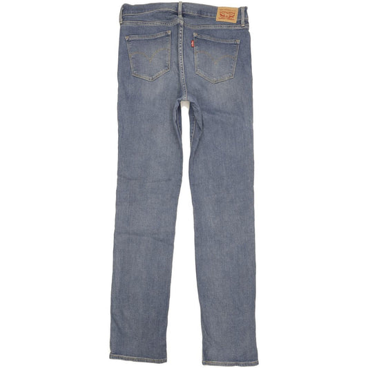 Levi's 314 Shaping Women Blue Straight Slim Jeans W29 L34