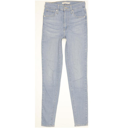 Levi's Mile Blue Skinny Slim Stretch Jeans High Waisted W26 L30