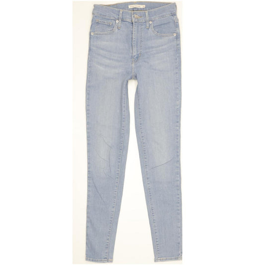 Levi's Mile Blue Skinny Slim Stretch Jeans High Waisted W26 L30