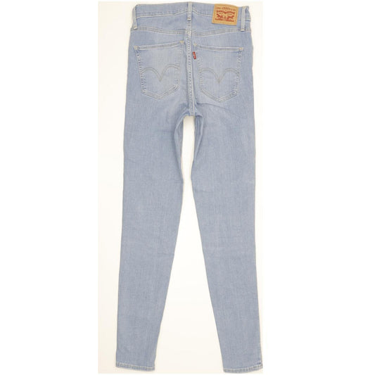 Levi's Mile Blue Skinny Slim Stretch Jeans High Waisted W26 L30