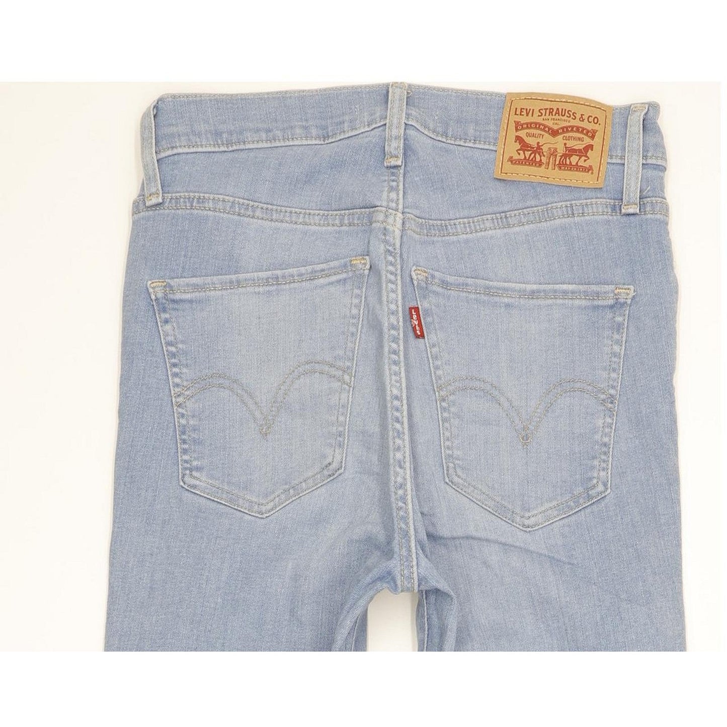 Levi's Mile Blue Skinny Slim Stretch Jeans High Waisted W26 L30