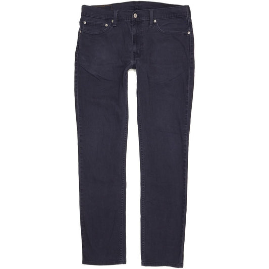 Levi's 511 Men Navy Straight Slim Stretch Jeans W34 L32