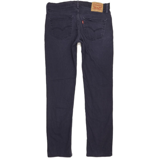 Levi's 511 Men Navy Straight Slim Stretch Jeans W34 L32