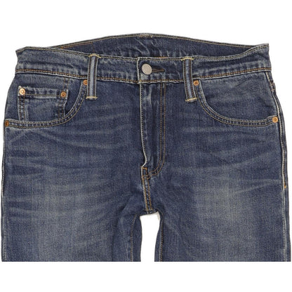 Levi's 512 Men Blue Tapered Slim Stretch Jeans W30 L31