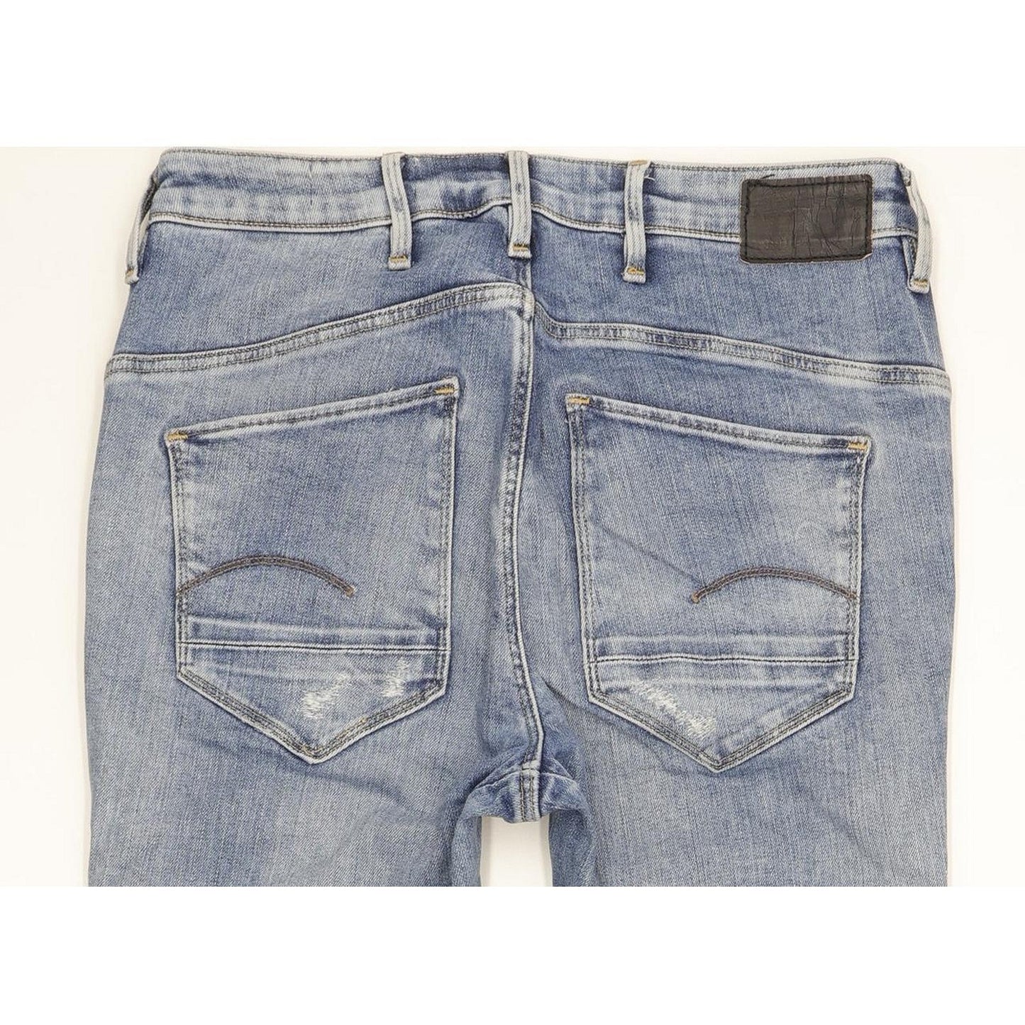 G-Star Davin 3D Low Women Blue Skinny Slim Boyfriend Stretch Jeans W25 L32