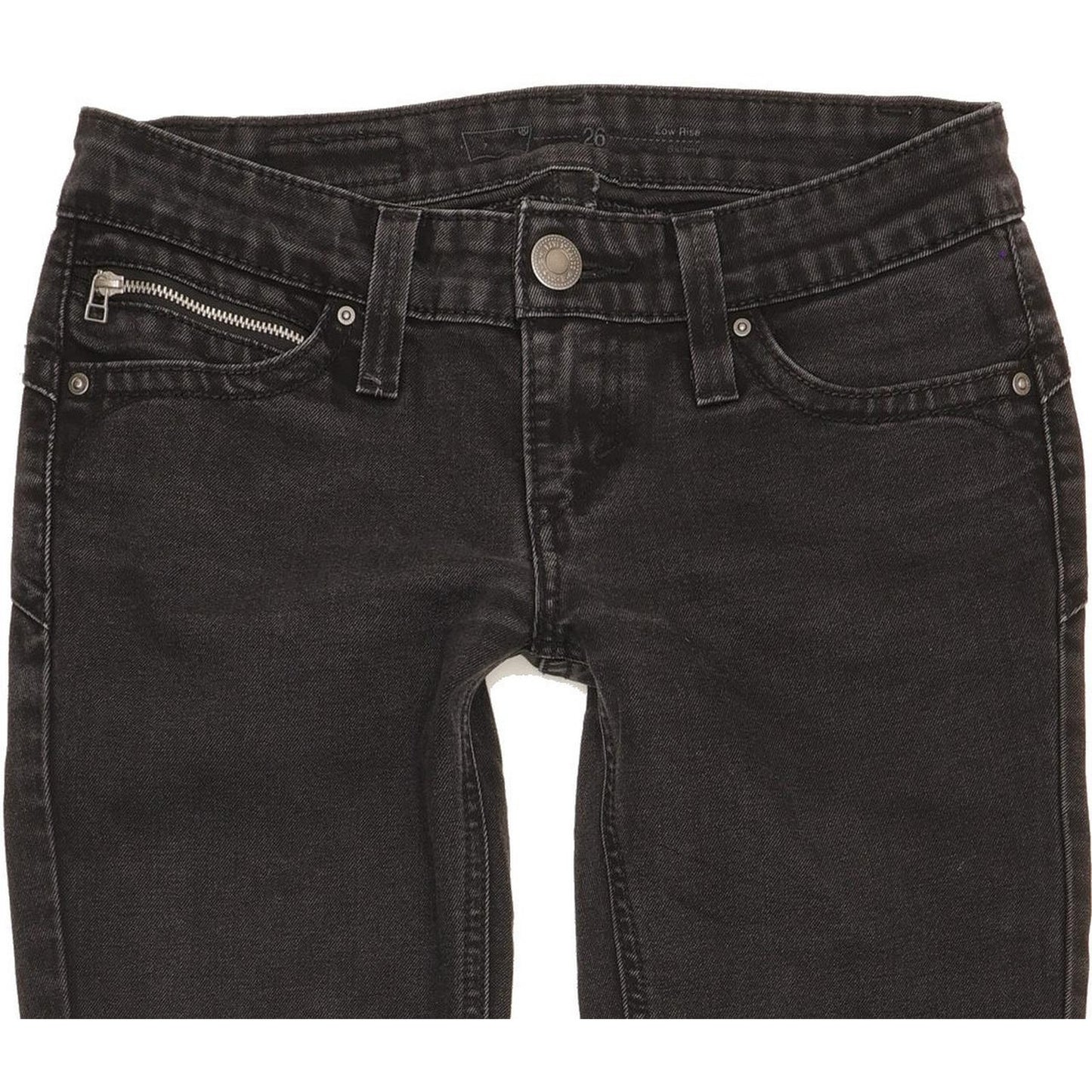 Levi's Women Black Skinny Slim Stretch Jeans W26 L31