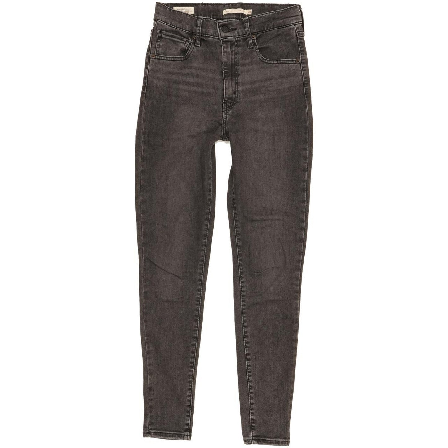 Levi's Mile Black Skinny Slim Stretch Jeans High Waisted W28 L28