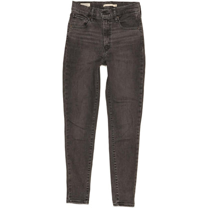 Levi's Mile Black Skinny Slim Stretch Jeans High Waisted W28 L28
