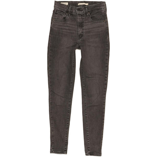 Levi's Mile Black Skinny Slim Stretch Jeans High Waisted W28 L28