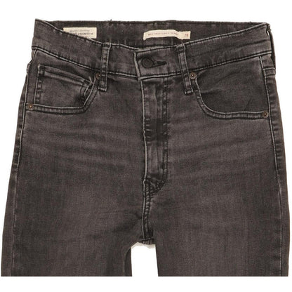 Levi's Mile Black Skinny Slim Stretch Jeans High Waisted W28 L28
