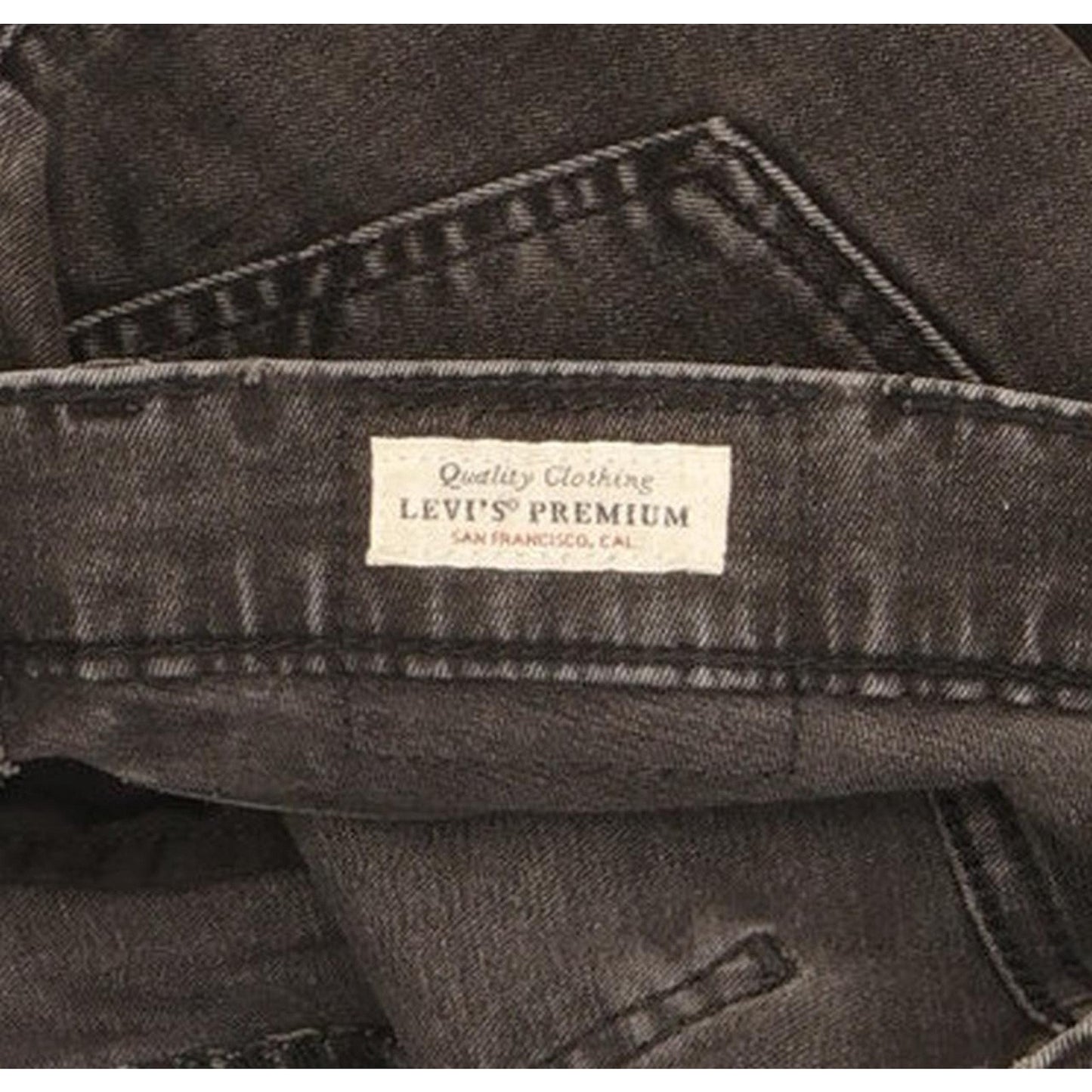 Levi's Mile Black Skinny Slim Stretch Jeans High Waisted W28 L28