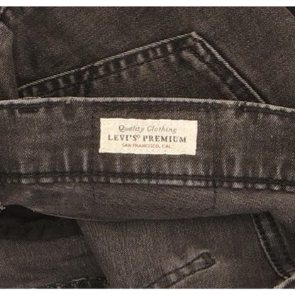 Levi's Mile Black Skinny Slim Stretch Jeans High Waisted W28 L28