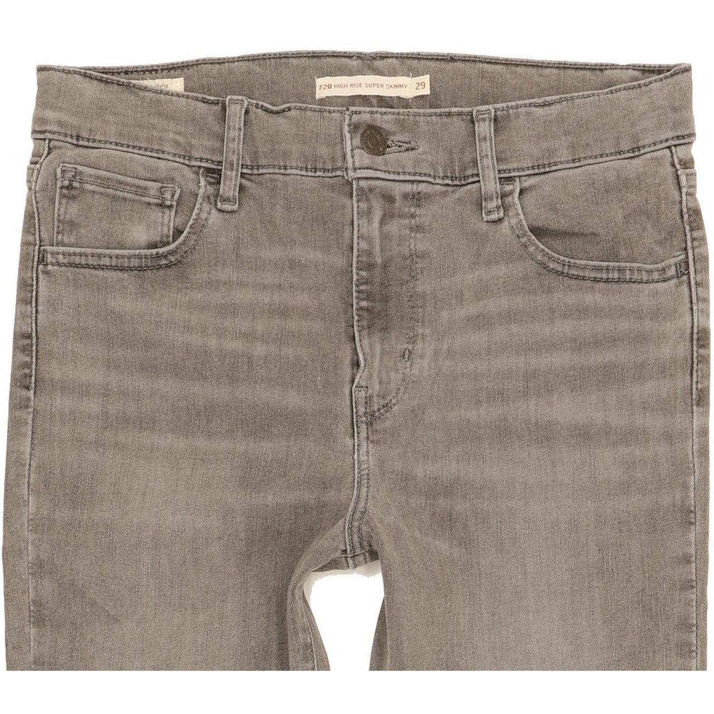 Levi's 720 Women Grey Skinny Slim Stretch Jeans W29 L30