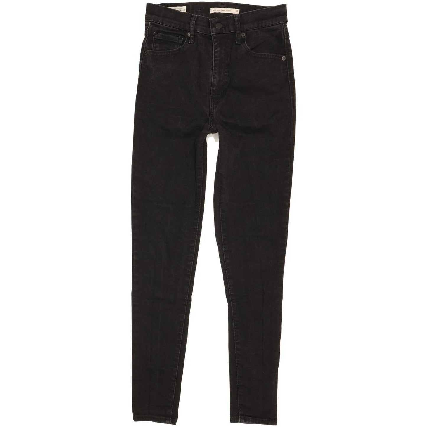 Levi's Mile Black Skinny Slim Stretch Jeans High Waisted W28 L27