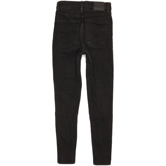 Levi's Mile Black Skinny Slim Stretch Jeans High Waisted W28 L27