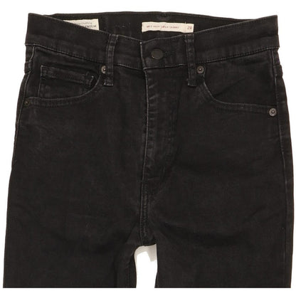 Levi's Mile Black Skinny Slim Stretch Jeans High Waisted W28 L27