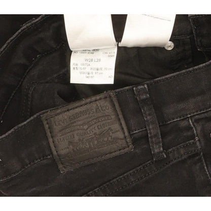Levi's Mile Black Skinny Slim Stretch Jeans High Waisted W28 L27