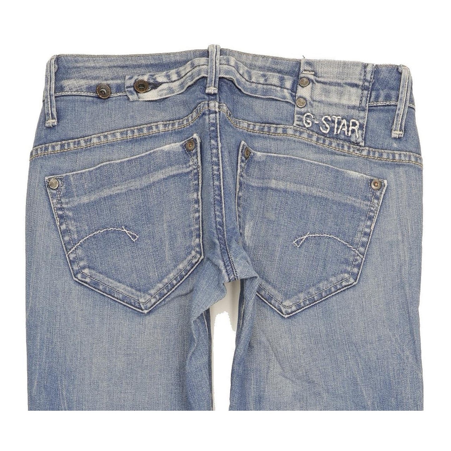 G-Star Midge Women Blue Straight Slim Stretch Jeans W28 L32