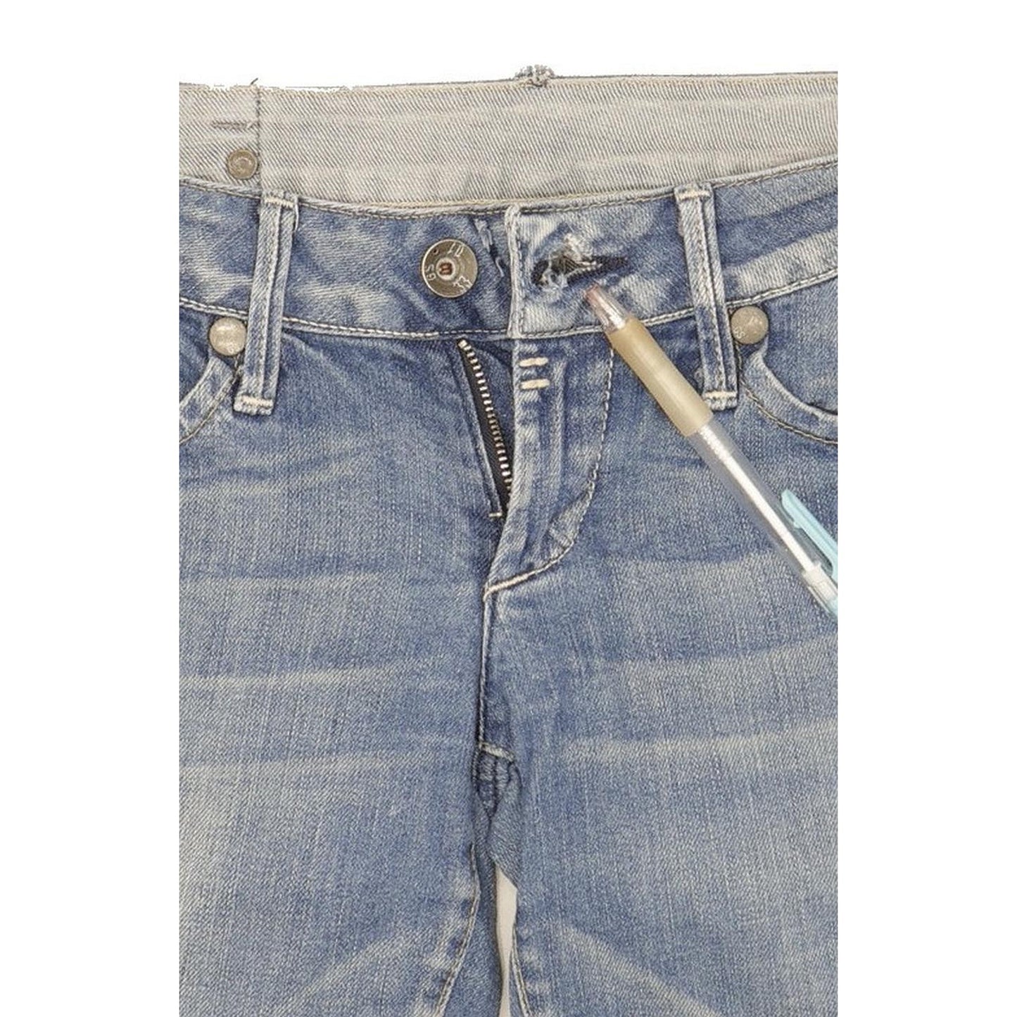 G-Star Midge Women Blue Straight Slim Stretch Jeans W28 L32