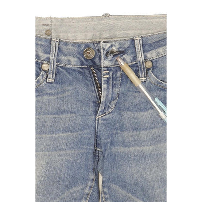 G-Star Midge Women Blue Straight Slim Stretch Jeans W28 L32