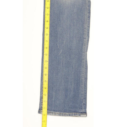 G-Star Midge Women Blue Straight Slim Stretch Jeans W28 L32