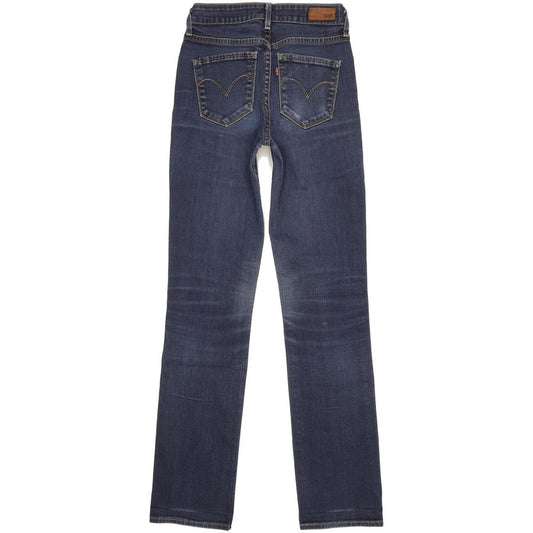 Levi's Demi Curve Women Blue Straight Classic Stretch Jeans W26 L31