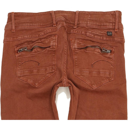 G-Star 5204 Women Brown Skinny Slim Stretch Jeans W30 L31