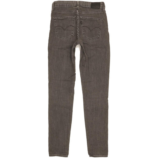 Levi's 721 Women Grey Skinny Slim Stretch Jeans W27 L31