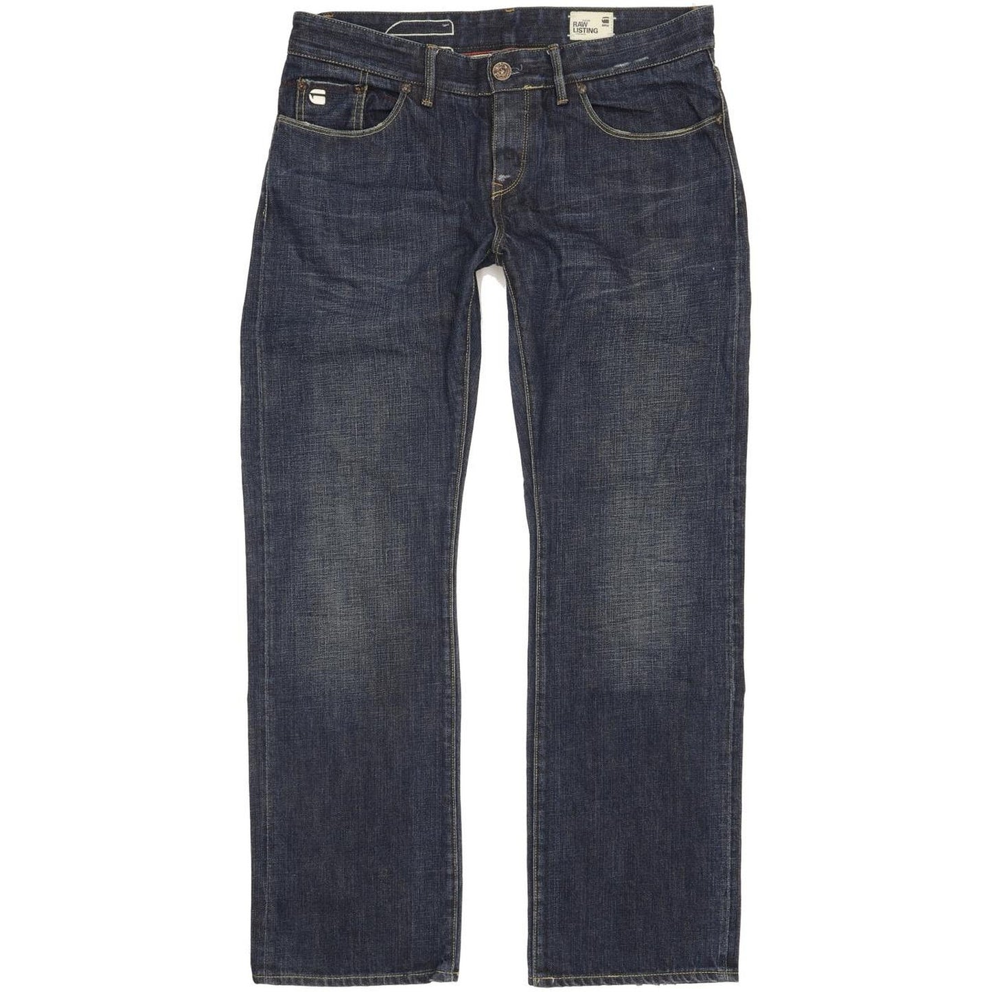 G-Star Raw Listing Women Blue Straight Slim Jeans W30 L30