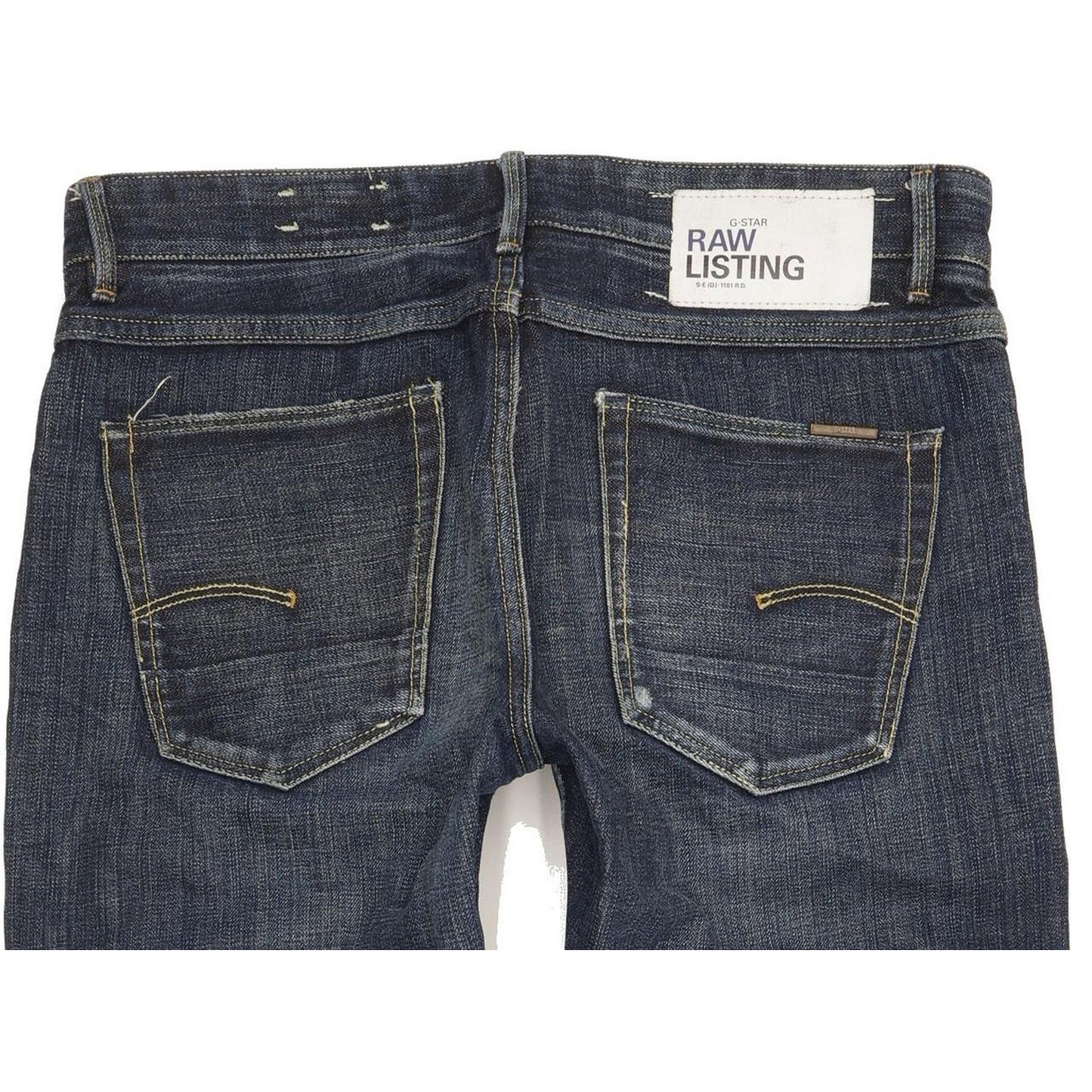 G-Star Raw Listing Women Blue Straight Slim Jeans W30 L30