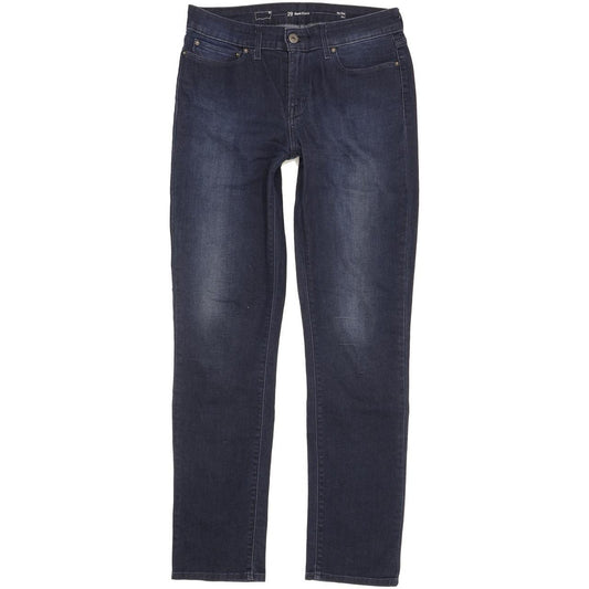 Levi's Demi Curve Women Blue Straight Slim Stretch Jeans W29 L31