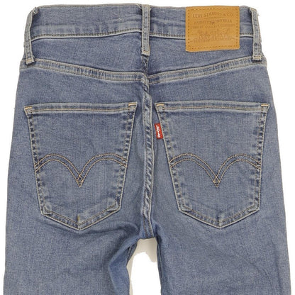 Levi's Mile Women Blue Skinny Slim Stretch Jeans W23 L28