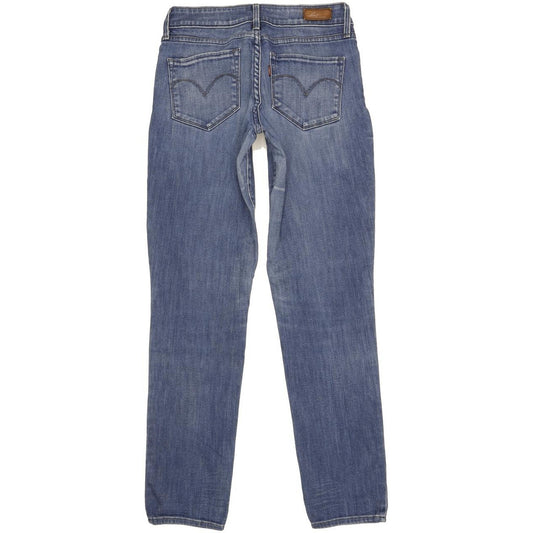 Levi's Bold Curve Women Blue Skinny Slim Stretch Jeans W28 L30