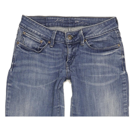 Levi's Bold Curve Women Blue Skinny Slim Stretch Jeans W28 L30