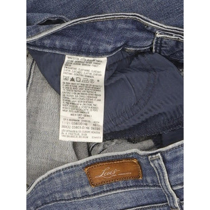 Levi's Bold Curve Women Blue Skinny Slim Stretch Jeans W28 L30
