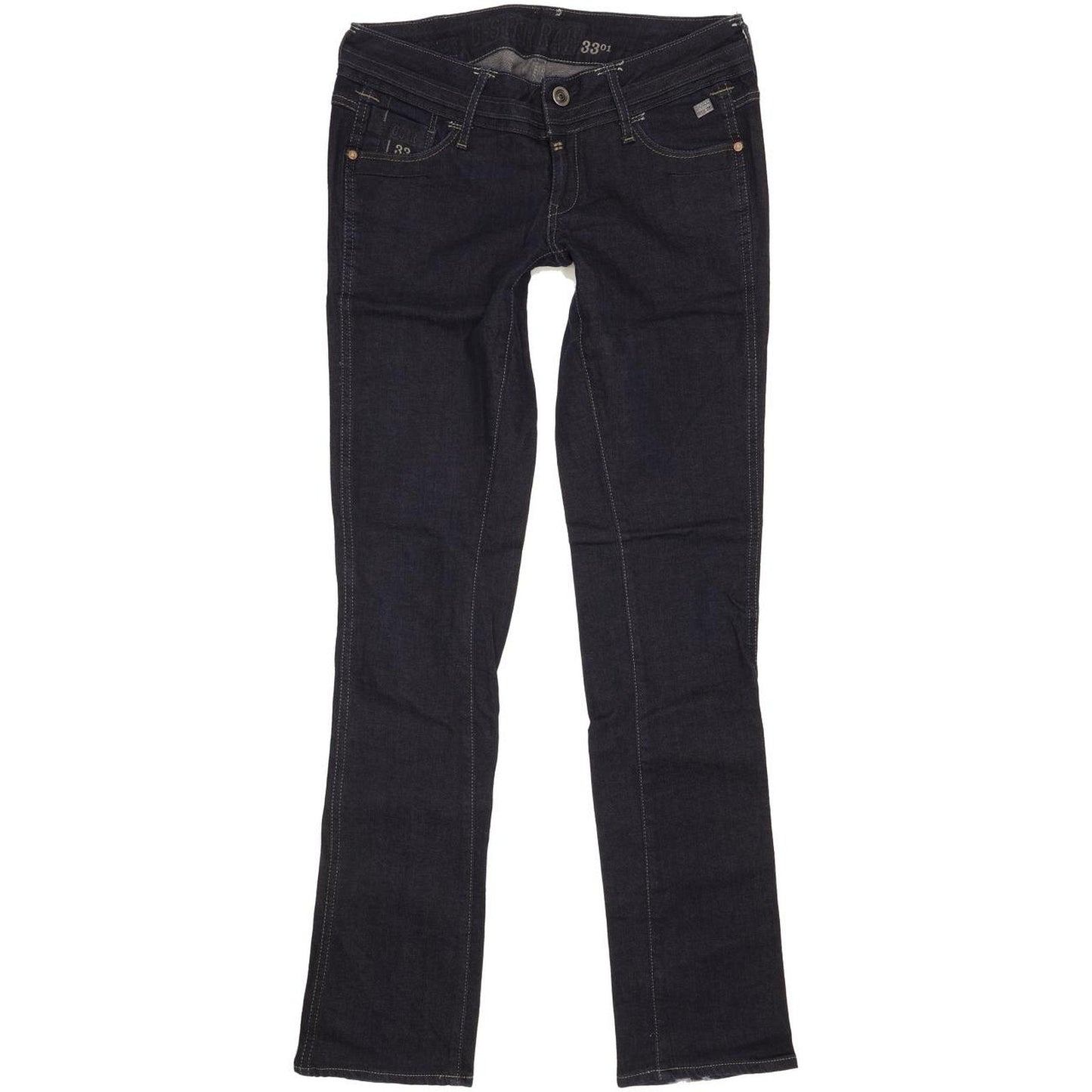 Levi's Heller Women Navy Straight Slim Stretch Jeans W30 L34