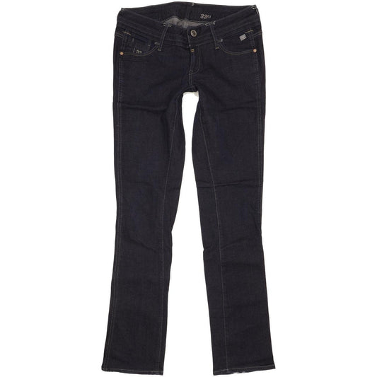 Levi's Heller Women Navy Straight Slim Stretch Jeans W30 L34
