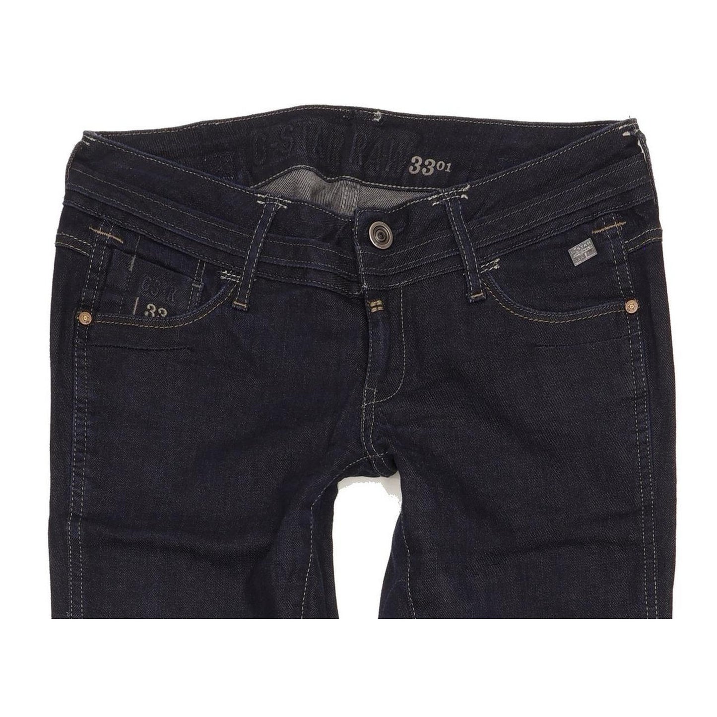 Levi's Heller Women Navy Straight Slim Stretch Jeans W30 L34